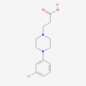3-[4-(3-Chloro-phenyl)-piperazin-1-yl]propionic Acid图片