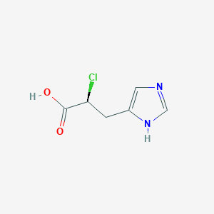 (S)-(-)-2-Chloro-3-[4(5)-imidazolyl]propionic Acid图片