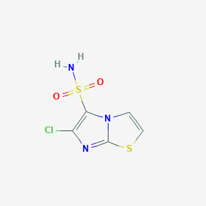 6-Chloro-imidazo[2,1-b]thiazole-5-sulfonic Acid Amide图片