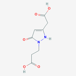 3-[5-(2-Carboxyethyl)pyrazon-2-yl]propionic Acid图片