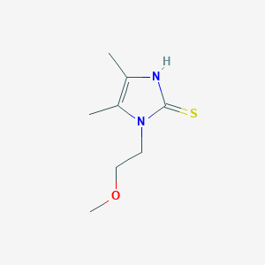 1-(2-methoxyethyl)-4,5-dimethyl-1H-imidazole-2-thiol图片