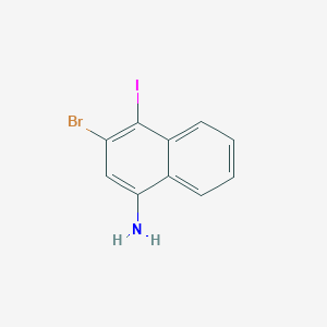 3-Bromo-4-iodo-1-naphthylamine图片