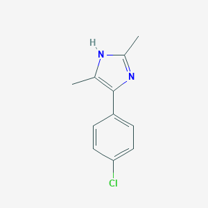 4-(4-chlorophenyl)-2,5-dimethyl-1H-imidazole图片