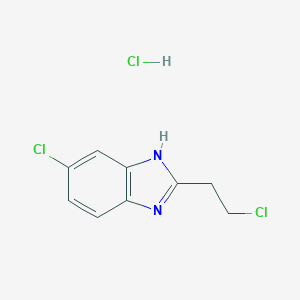 6-Chloro-2-(2-chloroethyl)-1H-benzimidazole Hydrochloride图片