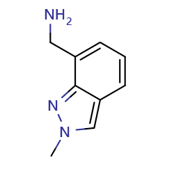 (2-METHYL-2H-INDAZOL-7-YL)METHANAMINE图片
