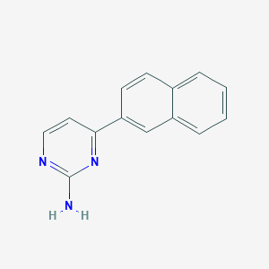 4-(2-Naphthyl)pyrimidin-2-amine图片
