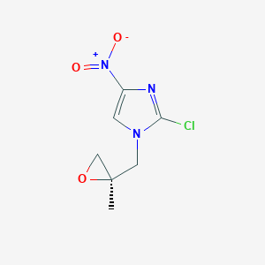 2-Chloro-1-[[(2R)-2-methyloxiranyl]methyl]-4-nitro-1H-imidazole图片
