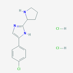 4-(4-chlorophenyl)-2-(pyrrolidin-2-yl)-1H-imidazole dihydrochloride图片