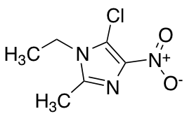 5-chloro-1-ethyl-2-methyl-4-nitro-1H-imidazole图片