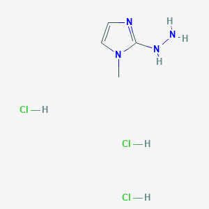 2-hydrazinyl-1-methyl-1H-imidazole trihydrochloride图片