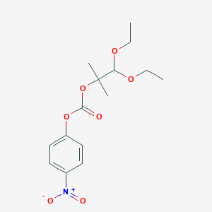 2-(1,1-Diethoxy-2-methyl)propyl 4'-Nitrophenyl Carbonate图片