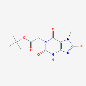 tert-butyl 2-(8-bromo-7-methyl-2,6-dioxo-2,3,6,7-tetrahydro-1H-purin-1-yl)acetate图片