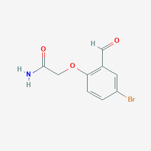 2-(4-Bromo-2-formylphenoxy)acetamide图片