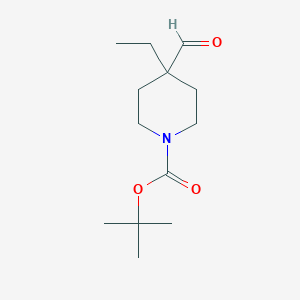 1-Boc-4-ethyl-4-formyl-piperidine图片