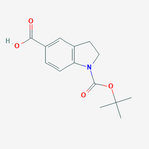1-(TERT-BUTOXYCARBONYL)INDOLINE-5-CARBOXYLIC ACID图片