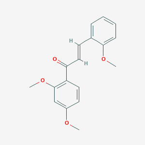 (2E)-1-(2,4-dimethoxyphenyl)-3-(2-methoxyphenyl)prop-2-en-1-one图片