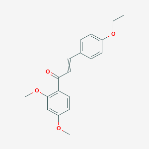 (2E)-1-(2,4-dimethoxyphenyl)-3-(4-ethoxyphenyl)prop-2-en-1-one图片