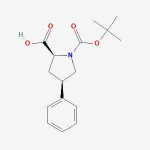 (2S,4R)-1-(叔丁氧基羰基)-4-苯基吡咯烷-2-羧酸图片