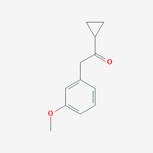 1-cyclopropyl-2-(3-methoxyphenyl)ethan-1-one图片