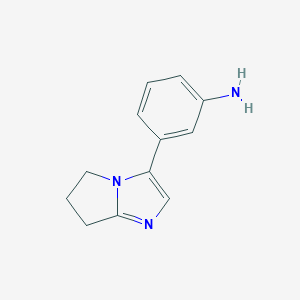 3-(6,7-dihydro-5H-pyrrolo[1,2-a]imidazol-3-yl)aniline图片