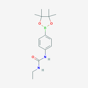1-乙基-3-(4-(4,4,5,5-四甲基-1,3,2-二恶硼戊环-2-基)苯基)脲图片