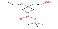 tert-butyl3-ethoxy-3-(2-hydroxyethyl)azetidine-1-carboxylate图片