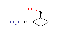 (1S,2S)-2-(methoxymethyl)cyclobutan-1-amine图片