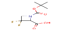 1-[(tert-butoxy)carbonyl]-3,3-difluoroazetidine-2-carboxylicacid图片