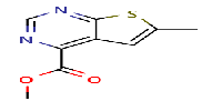 methyl6-methylthieno[2,3-d]pyrimidine-4-carboxylate图片
