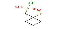 (1-fluorocyclobutyl)methanesulfonylchloride图片