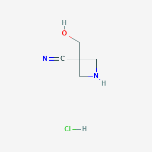 3-(hydroxymethyl)azetidine-3-carbonitrilehydrochloride图片