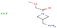 1-[3-(aminomethyl)azetidin-1-yl]-2-methoxyethan-1-onehydrochloride图片