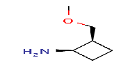 (1R,2S)-rel-2-(methoxymethyl)cyclobutan-1-amine图片