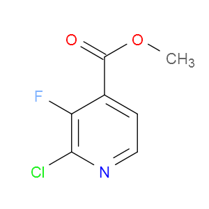 Methyl 2-chloro-3-fluoro-4-pyridinecarboxylate图片