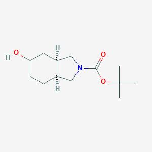 (3aR,7aS)-rel-2-Boc-5-hydroxy-octahydro-2H-isoindole图片