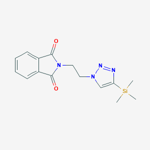 2-{2-[4-(trimethylsilyl)-1H-1,2,3-triazol-1-yl]ethyl}-2,3-dihydro-1H-isoindole-1,3-dione图片