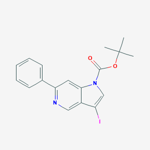 1-Boc-3-iodo-6-phenyl-5-azaindole图片