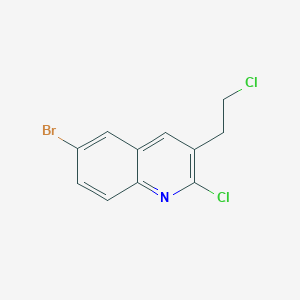 2-Chloro-3-(2-chloroethyl)-6-bromoquinoline图片