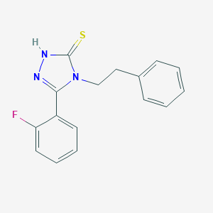5-(2-Fluorophenyl)-4-(2-Phenylethyl)-4h-1,2,4-Triazole-3-Thiol图片
