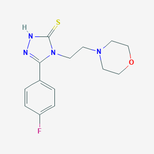 5-(4-Fluorophenyl)-4-[2-(Morpholin-4-Yl)Ethyl]-4h-1,2,4-Triazole-3-Thiol图片