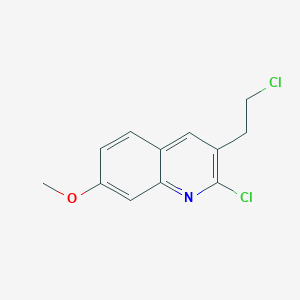 2-Chloro-3-(2-chloroethyl)-7-methoxyquinoline图片