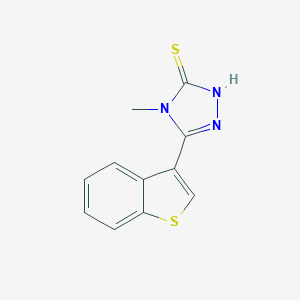 5-(1-Benzothien-3-yl)-4-methyl-4H-1,2,4-triazole-3-thiol图片