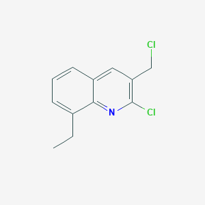 2-Chloro-3-(chloromethyl)-8-ethylquinoline图片