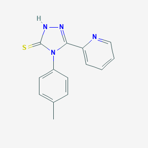4-(4-Methylphenyl)-5-(pyridin-2-yl)-4H-1,2,4-triazole-3-thiol图片