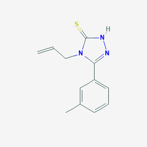 5-(3-Methylphenyl)-4-(prop-2-en-1-yl)-4H-1,2,4-triazole-3-thiol图片
