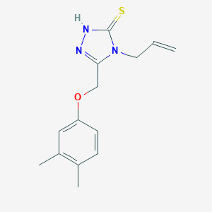 4-Allyl-5-[(3,4-dimethylphenoxy)methyl]-4H-1,2,4-triazole-3-thiol图片