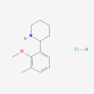 2-(2-Methoxy-3-methylphenyl)piperidine Hydrochloride图片