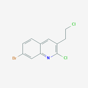 2-Chloro-3-(2-chloroethyl)-7-bromoquinoline图片