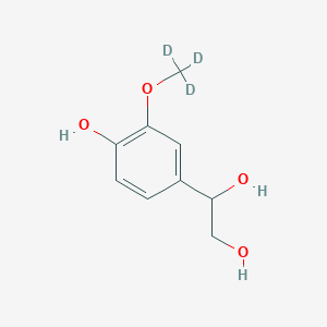 rac 4-Hydroxy-3-methoxyphenylethylene Glycol-d3图片