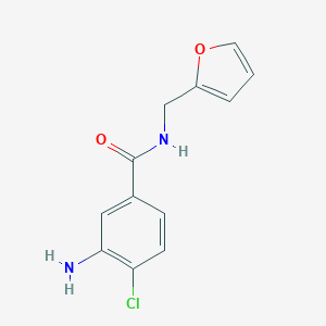 3-氨基-4-氯-N-(2-呋喃基甲基)苯甲酰胺图片